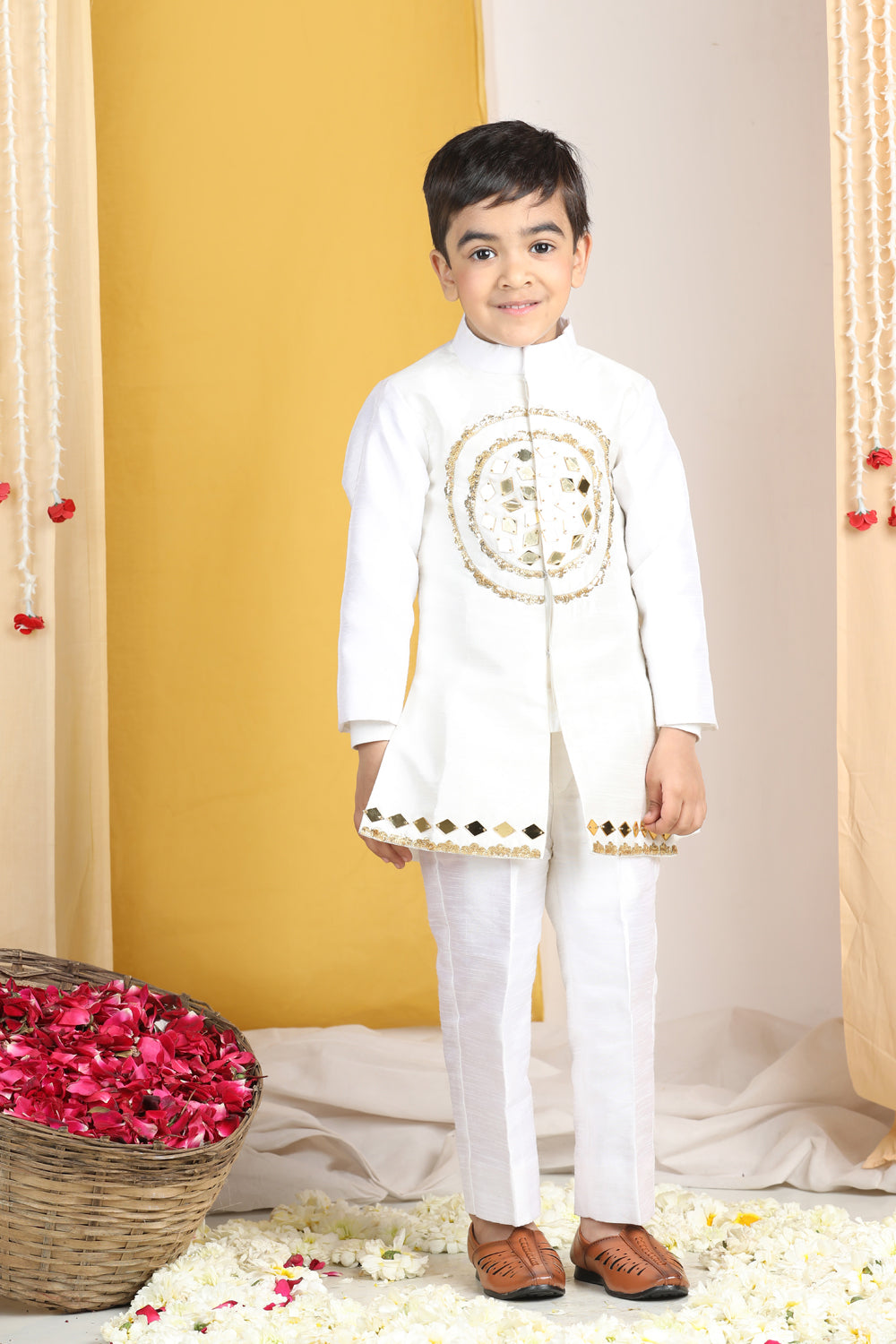 Acrylic Work On Sherwani