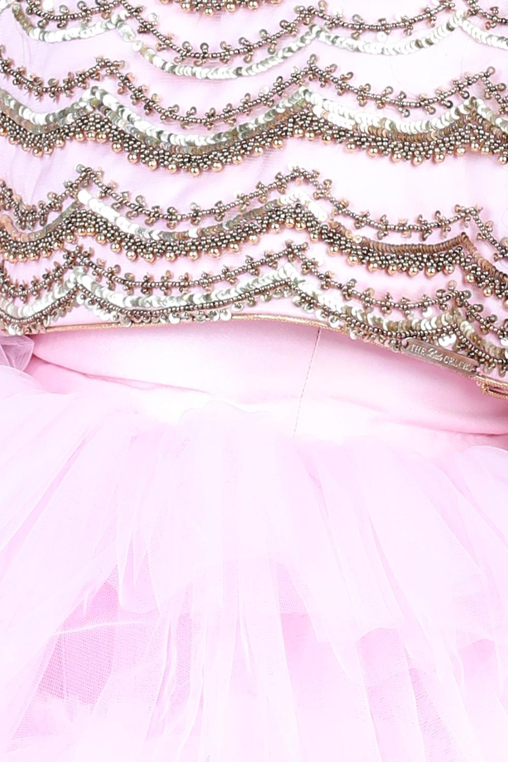 Halter Blouse With Tulle Skirt