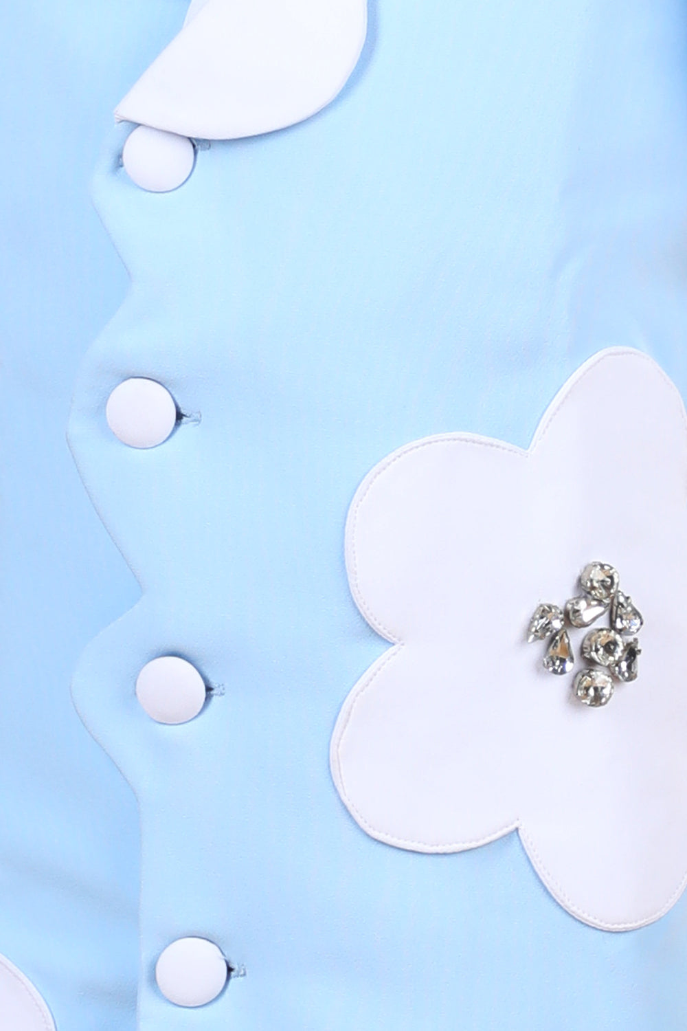 Coat Dress With Flower Detail