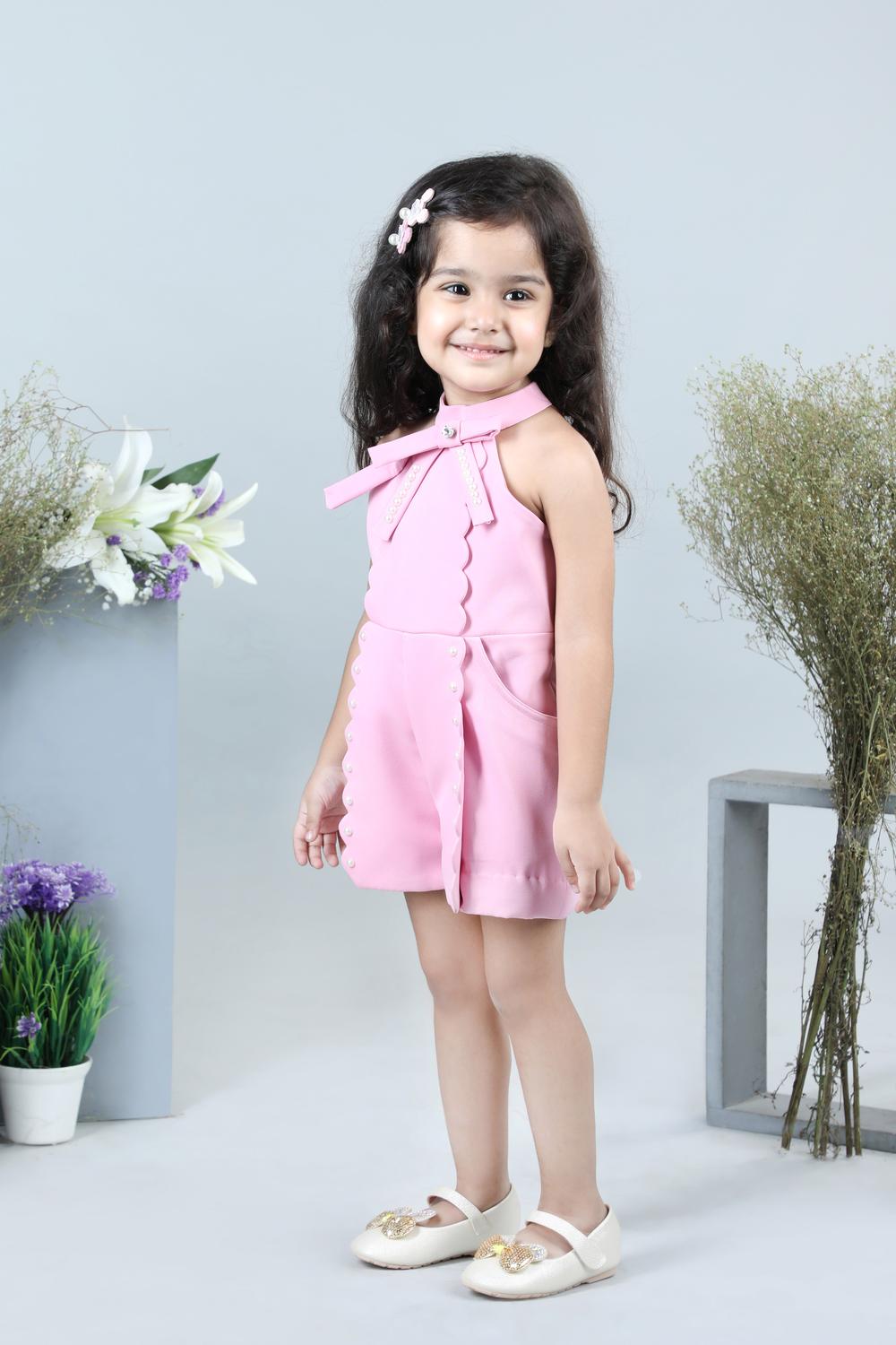 Jumpsuit With Scalloping