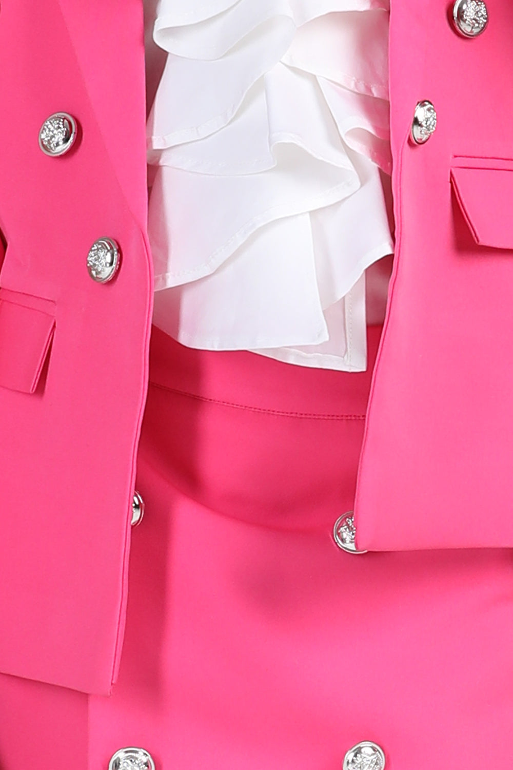 Two Piece Set With Button Detailing