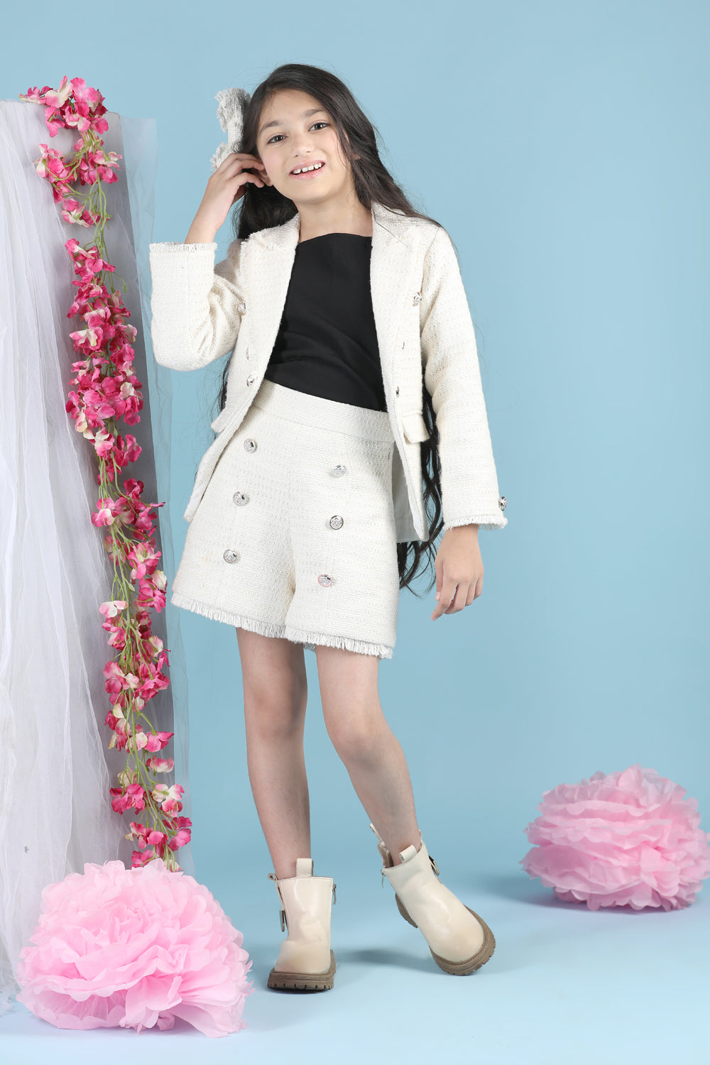 Two Piece Woolen Coord Set