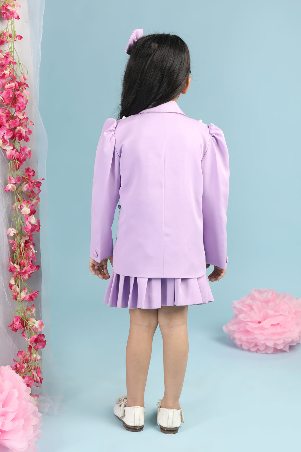 Coord Set With Pearl Detailing On Bow
