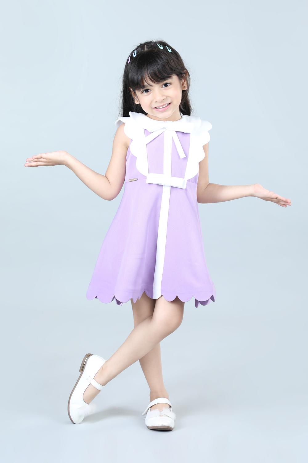 Dress With Scalloping