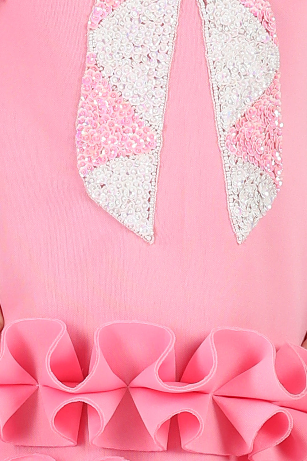 Dress With Tulles N Hand Embroidery