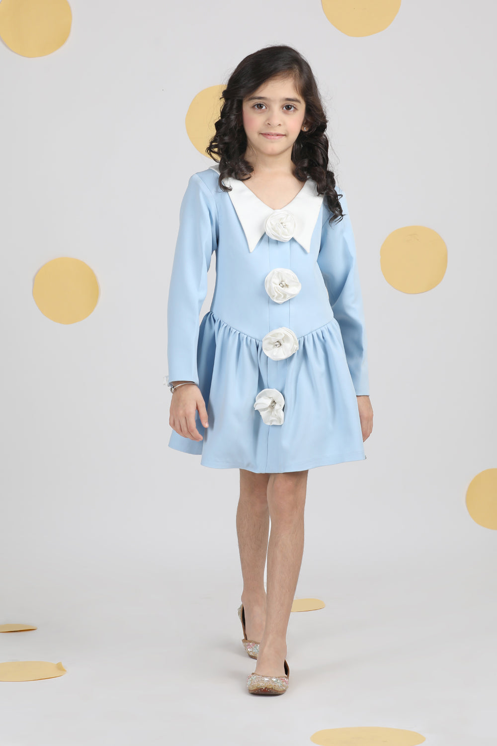 Dress With 3D Flowers