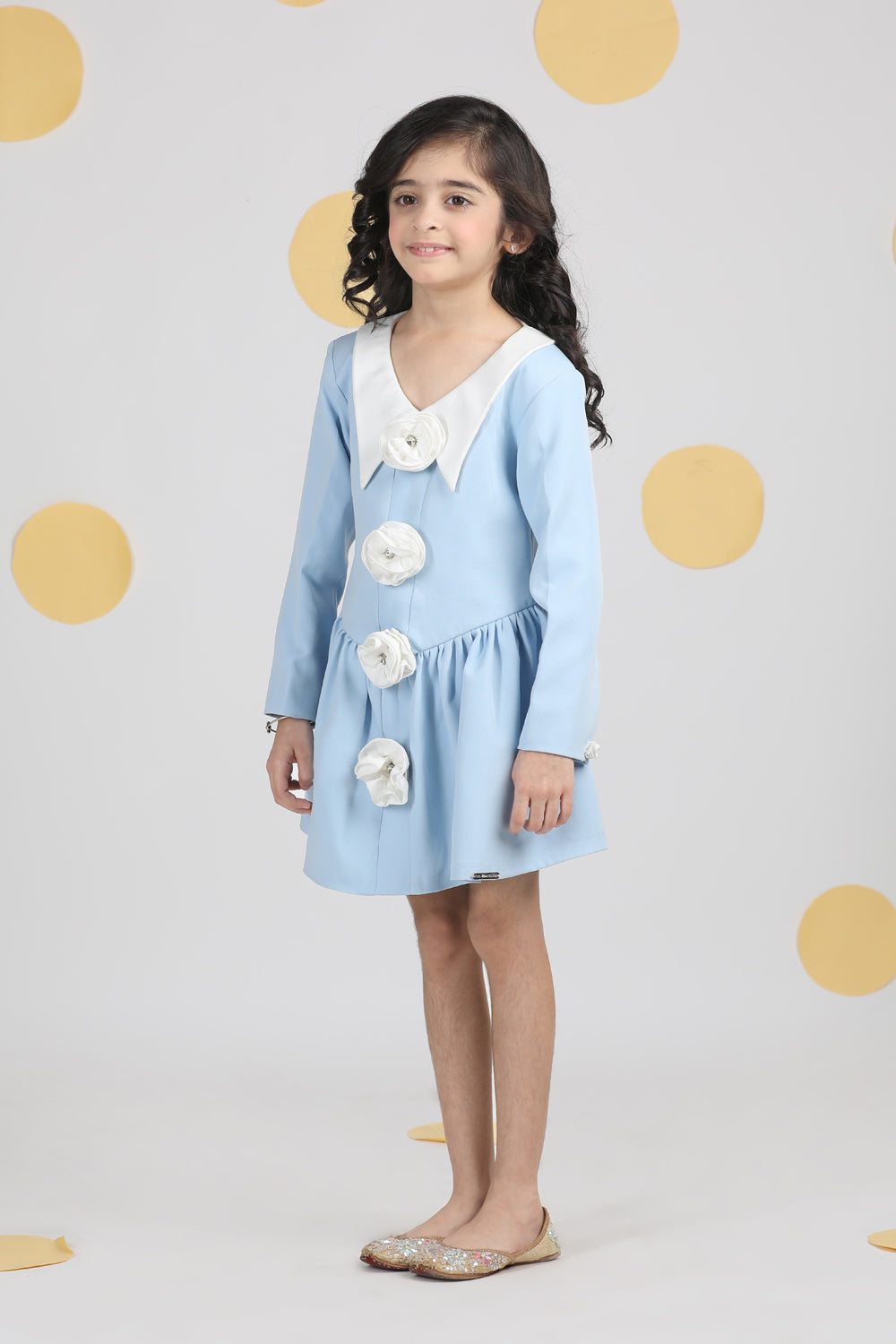 Dress With 3D Flowers