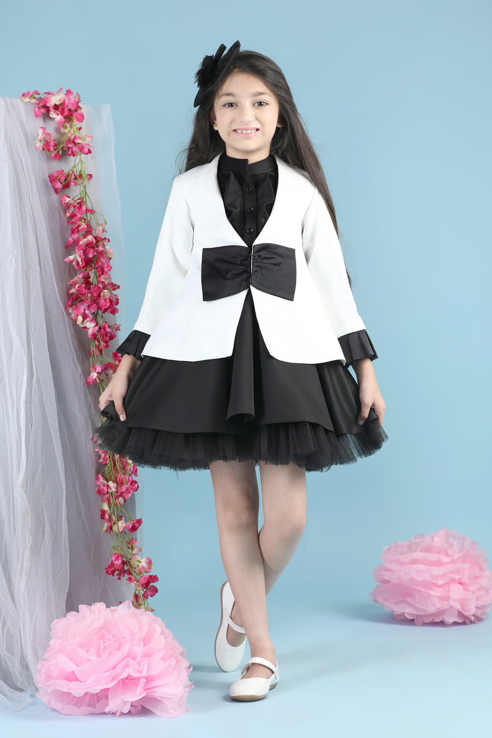 Girl Dress With Coat
