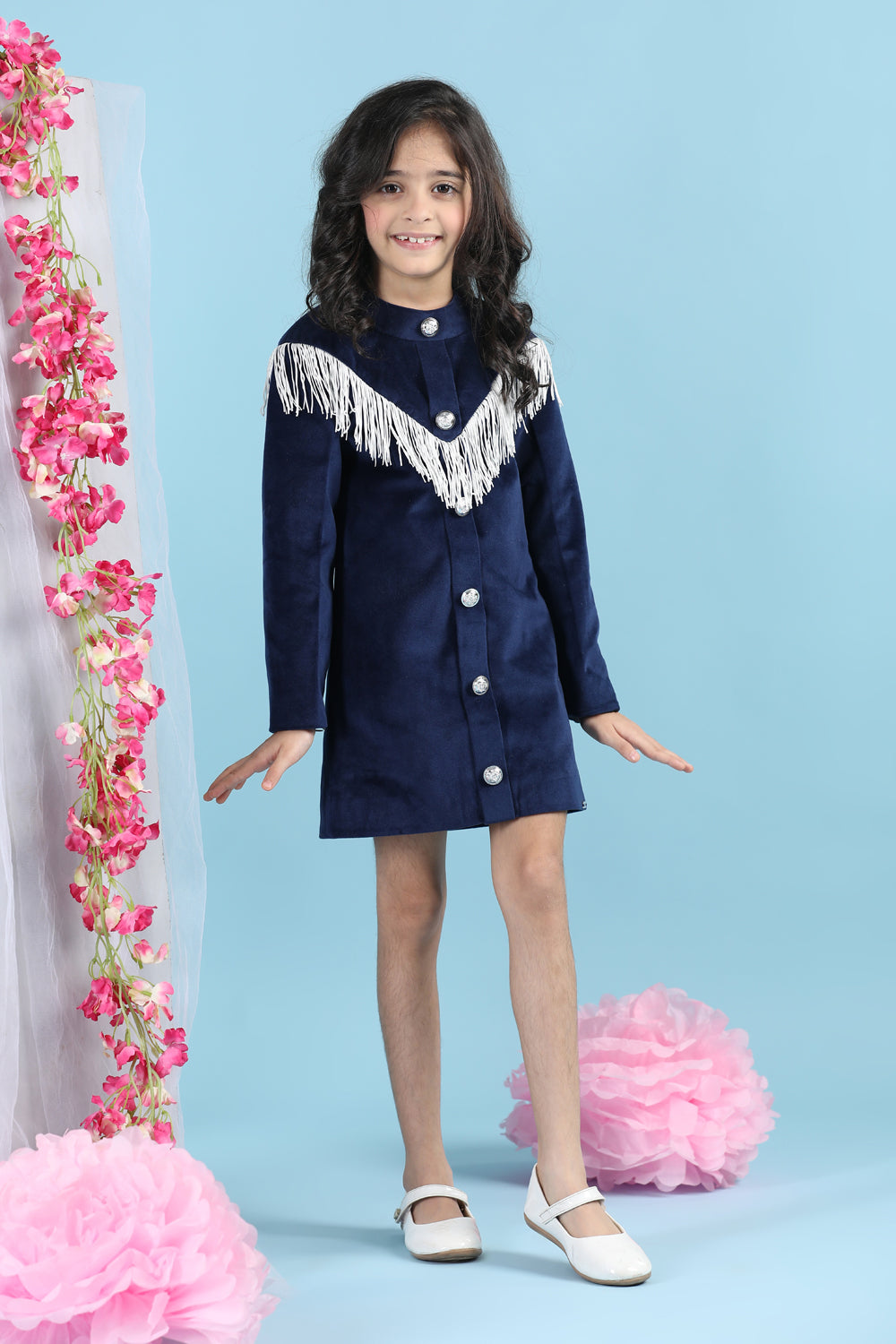 Dress With Thread Detailings