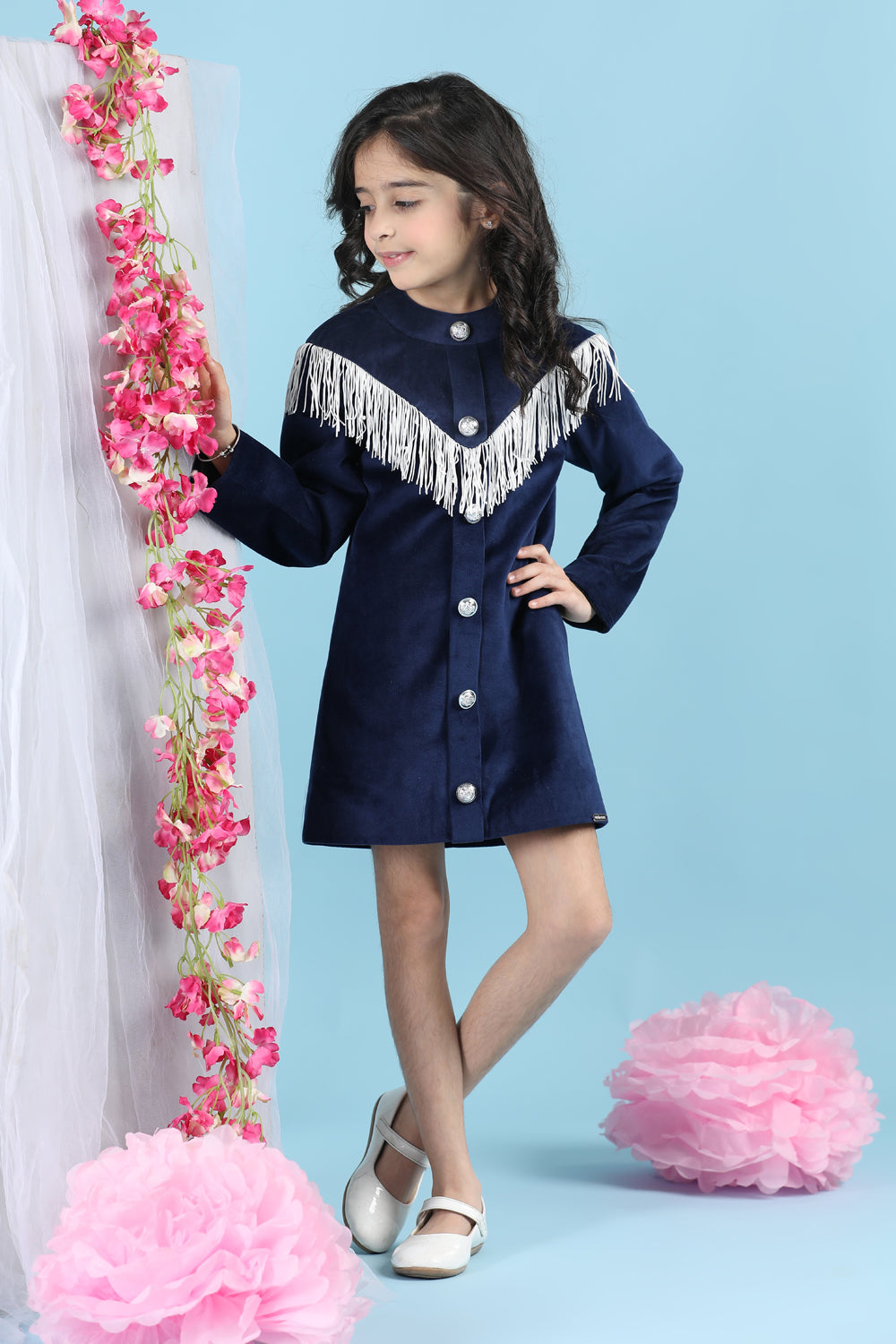 Dress With Thread Detailings