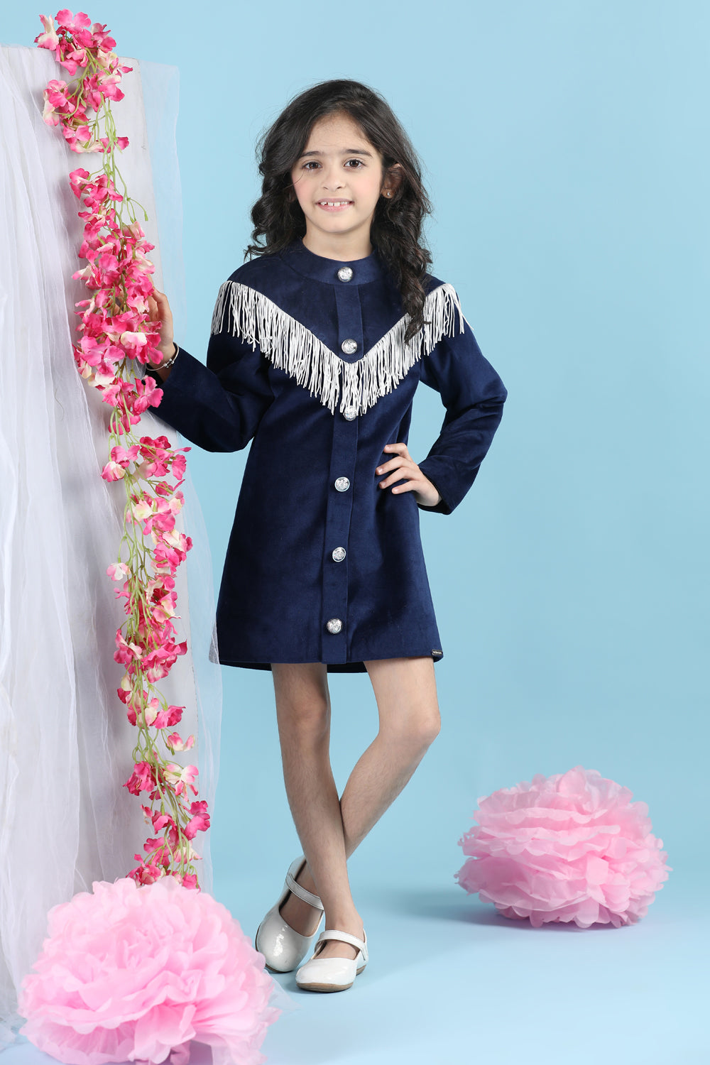 Dress With Thread Detailings