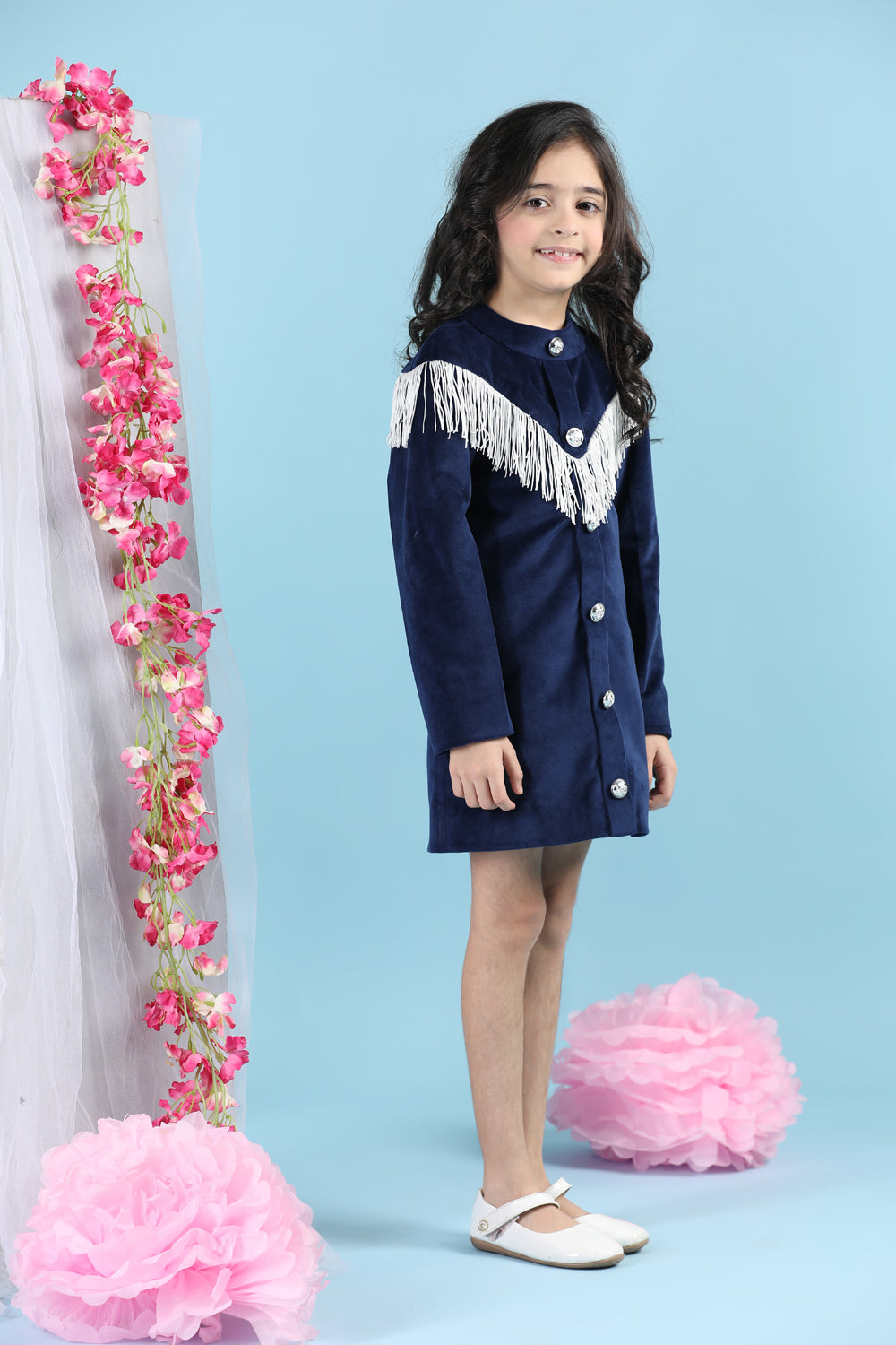 Dress With Thread Detailings