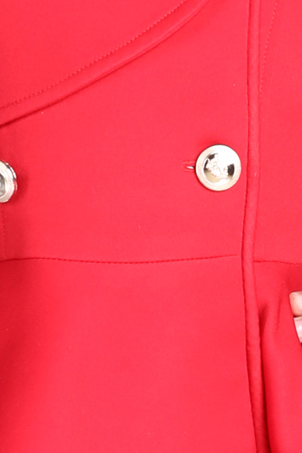 Coat Dress With Golden Buttons