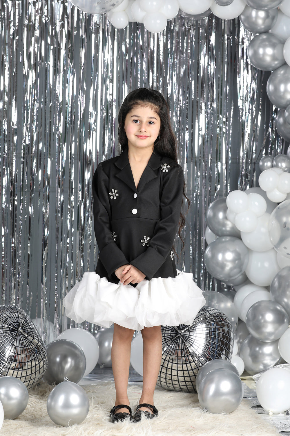 One Piece Dress With Tulles