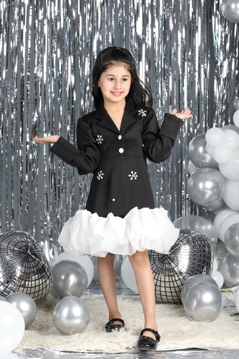 One Piece Dress With Tulles