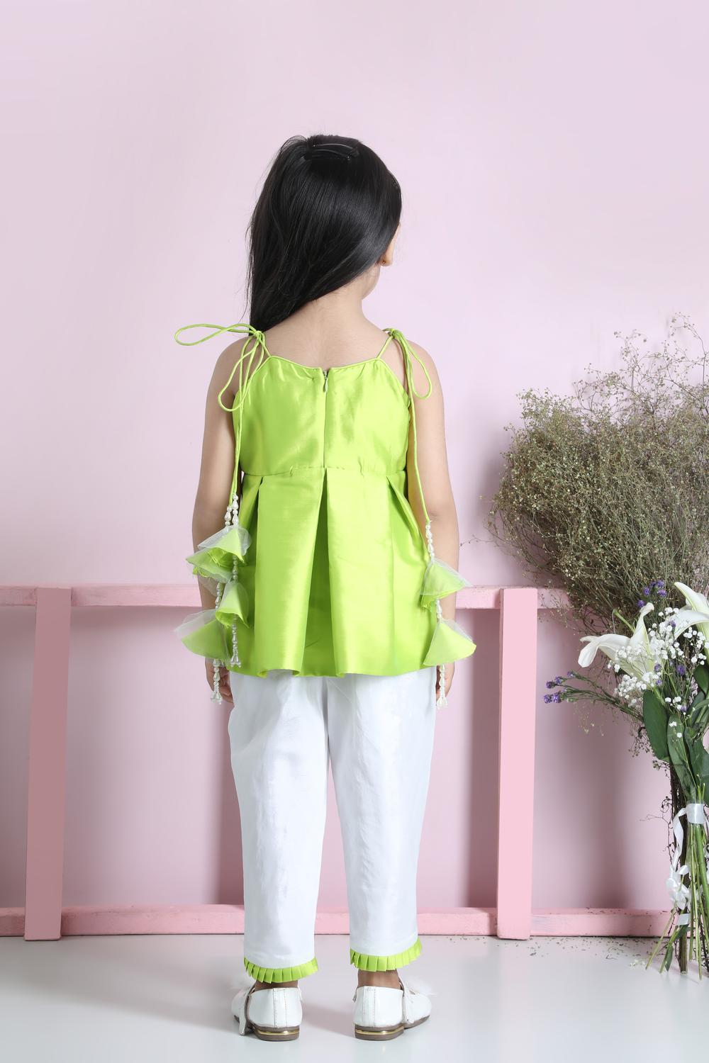 Peplum Suit With Harem Pants