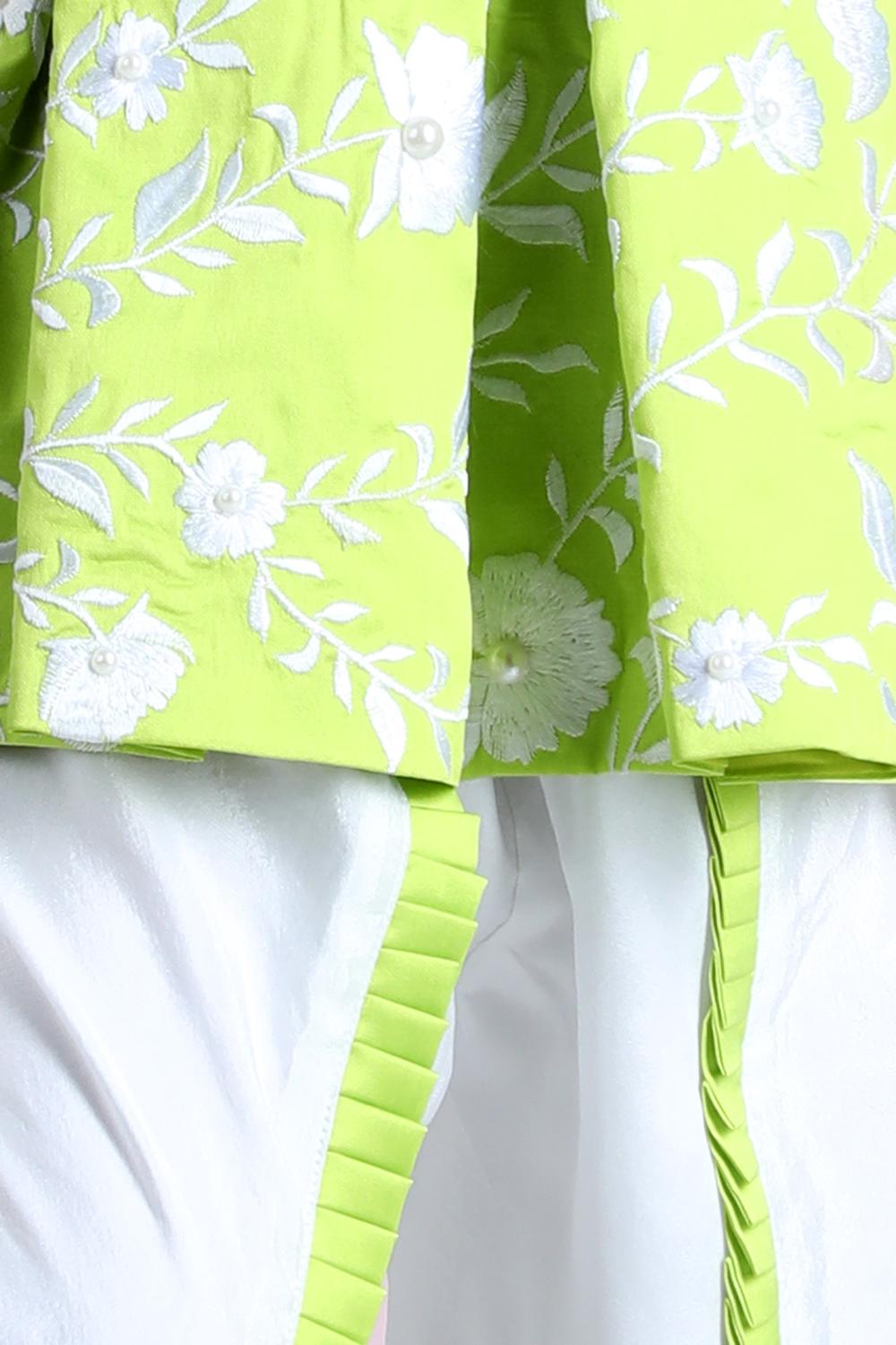 Peplum Suit With Harem Pants
