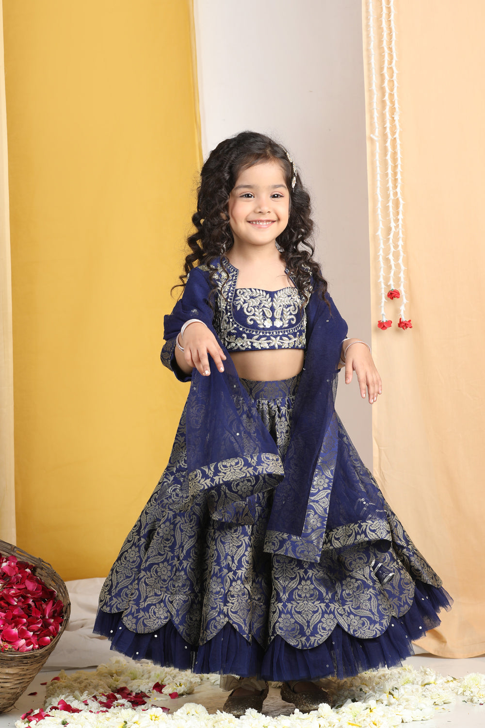 Zardozi Work With  Lehanga