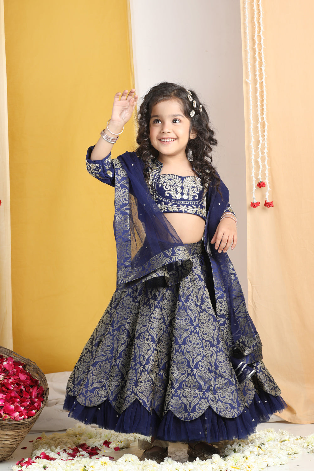 Zardozi Work With  Lehanga