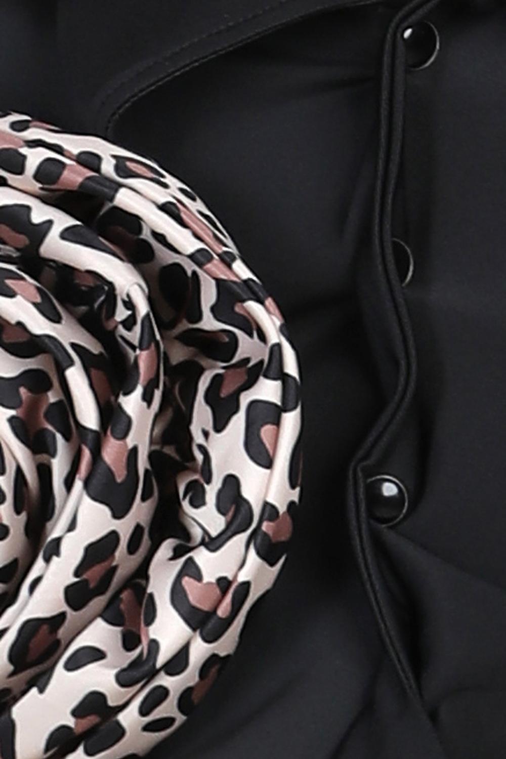 Dress With Cut On Sides And Flower Detailing