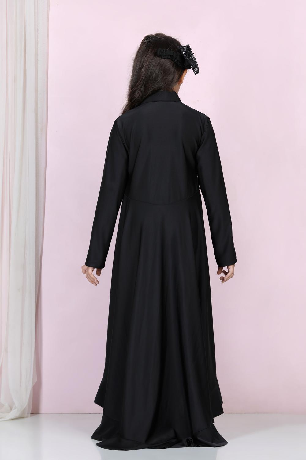 Dress With Cut On Sides And Flower Detailing