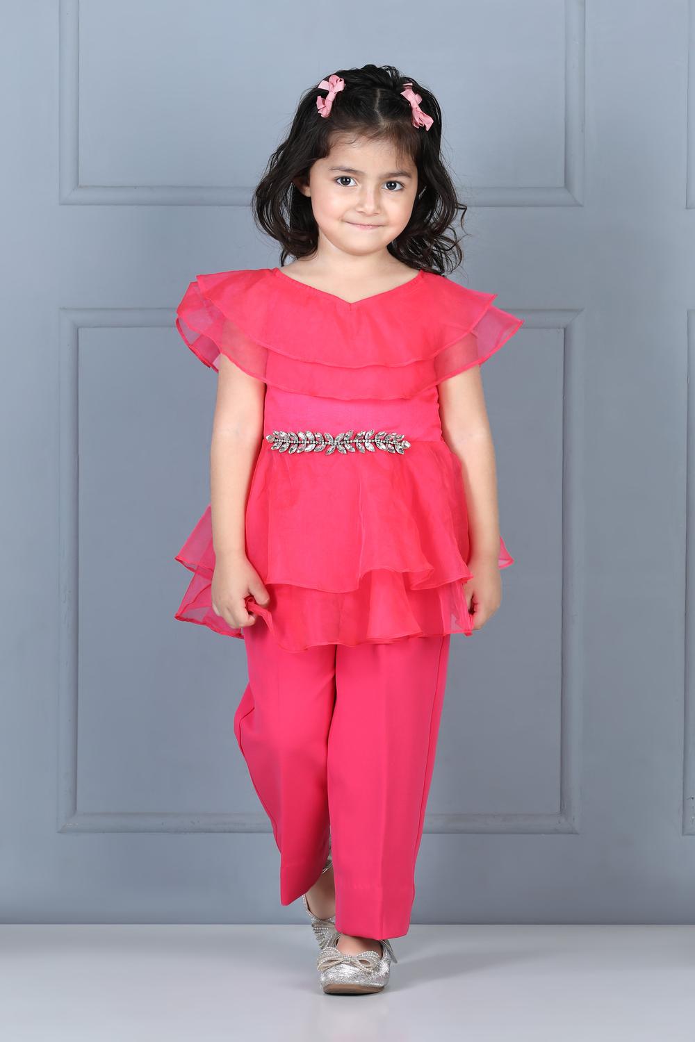 Top And Pant With Broach