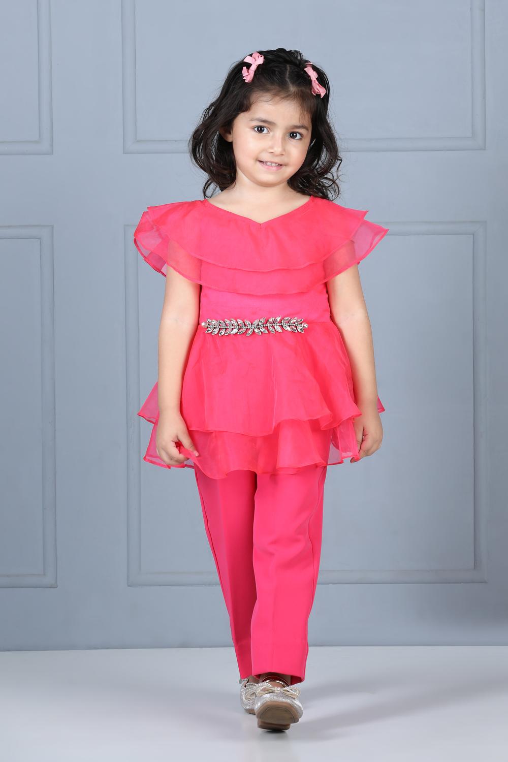 Top And Pant With Broach