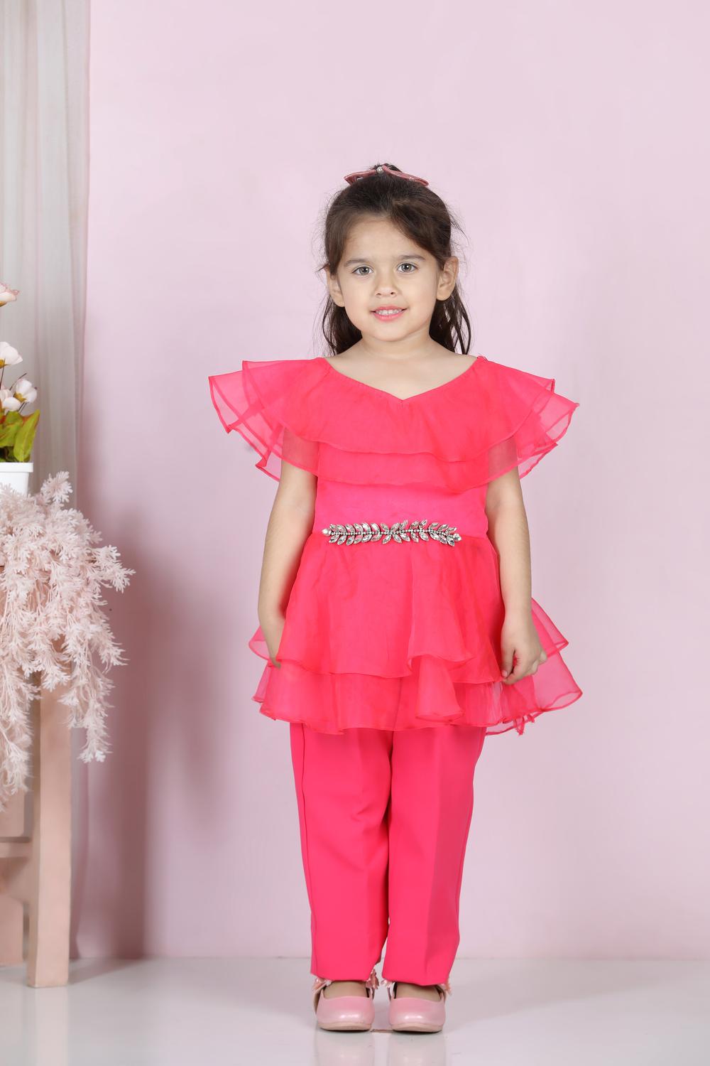 Top And Pant With Broach