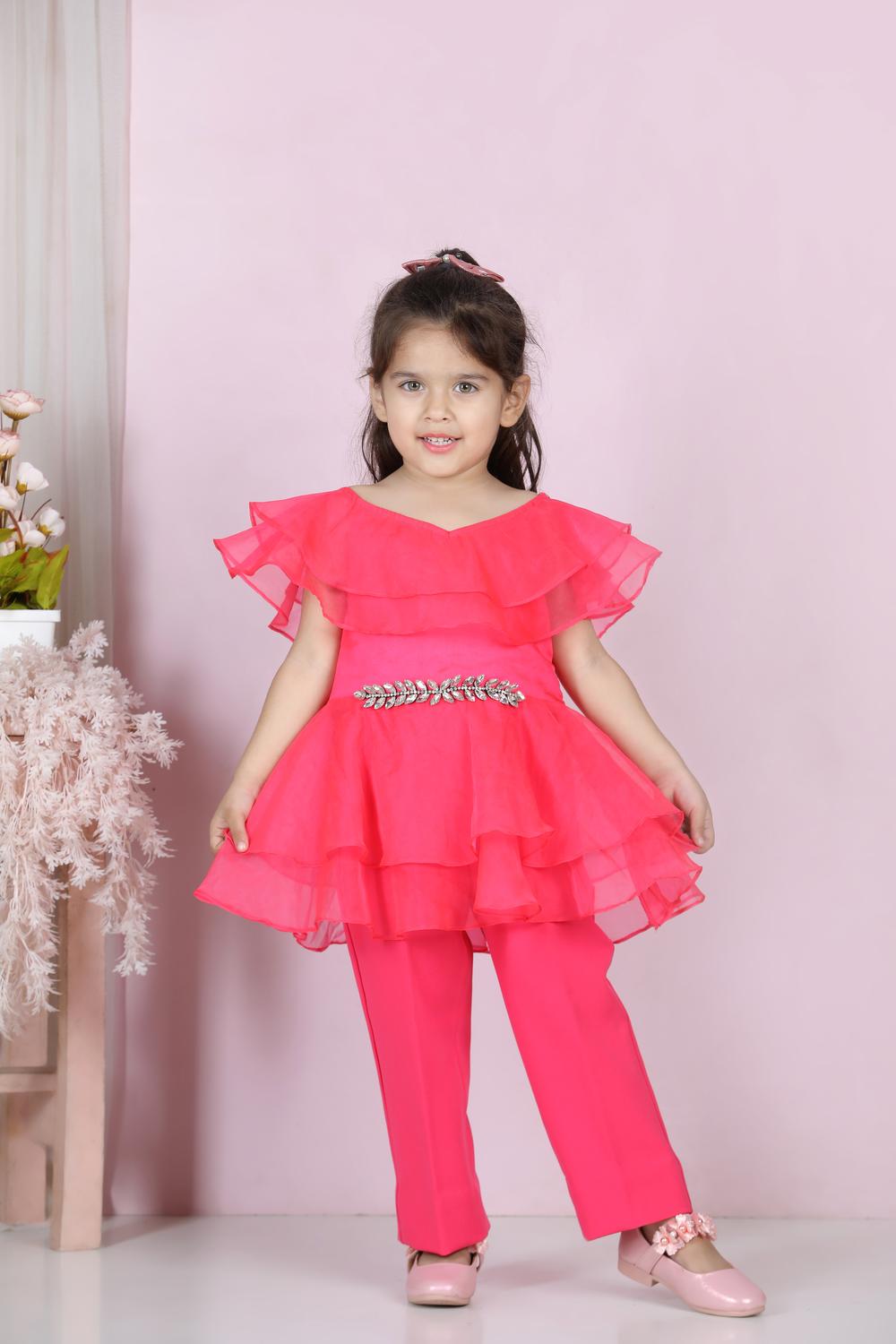 Top And Pant With Broach