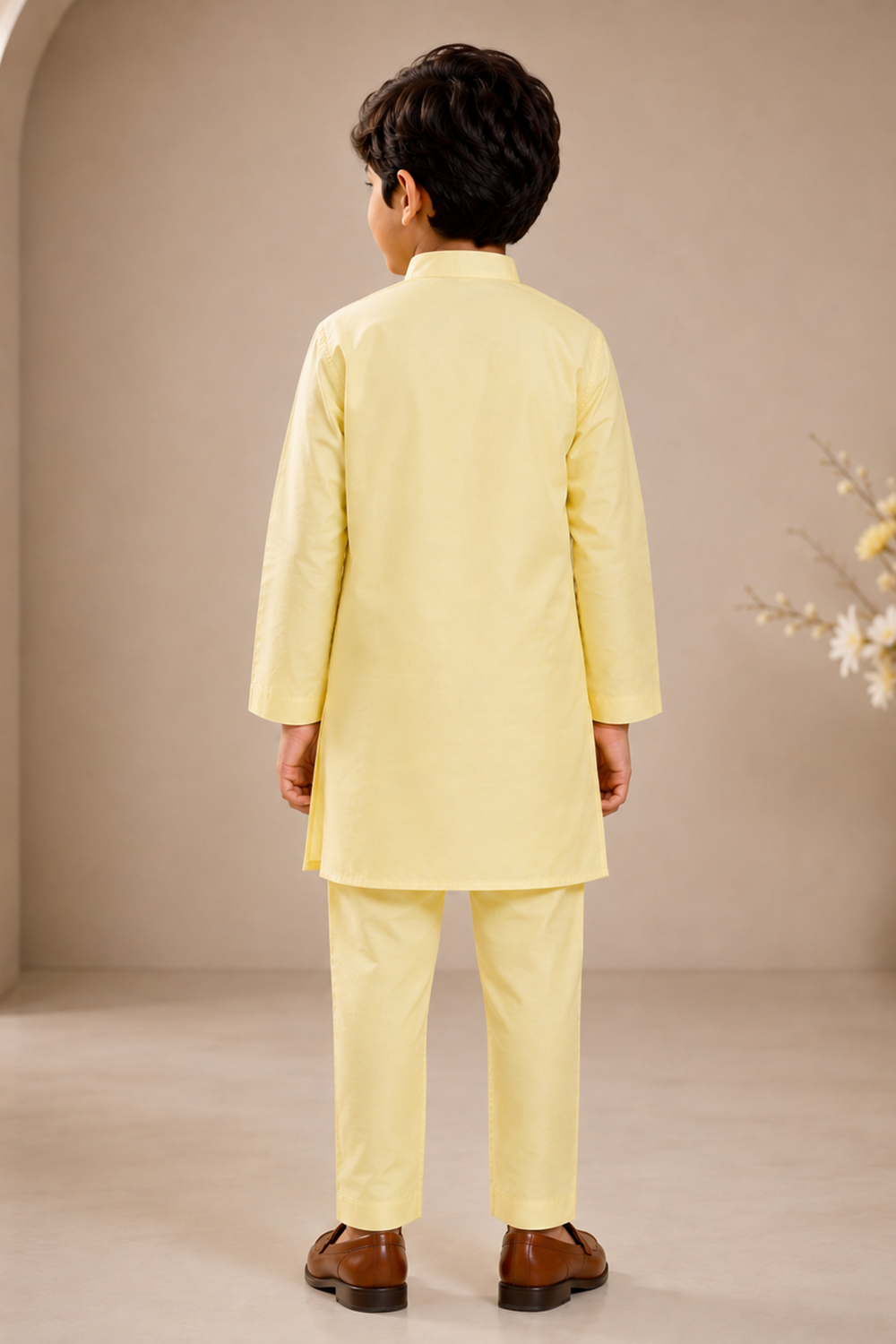 Sunshine Yellow Kurta Paired with Pants