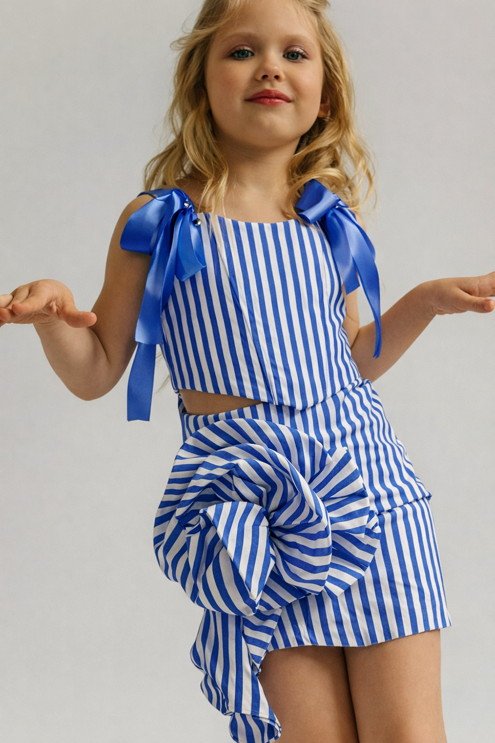 Blue Cotton Printed Co-ord Set
