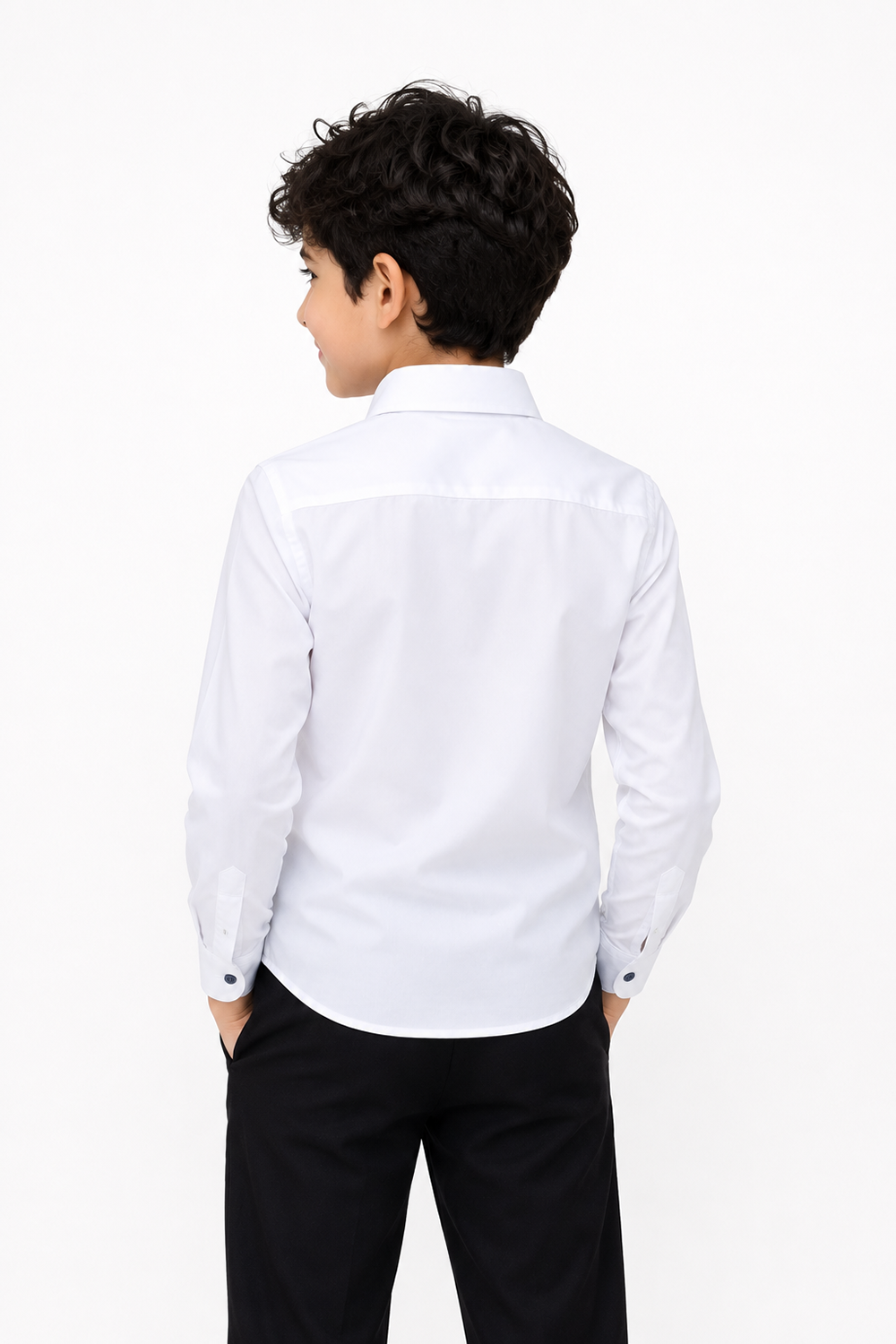 Boys Shirt With Conrast Panel Detailing