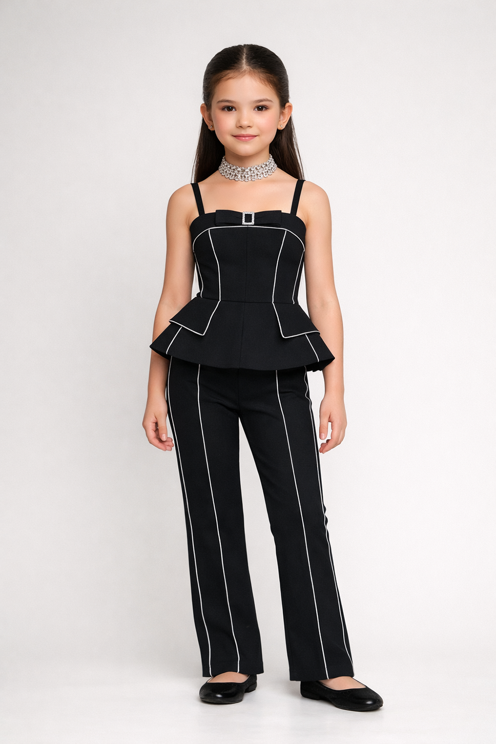 Coord Set with Taping Detailing
