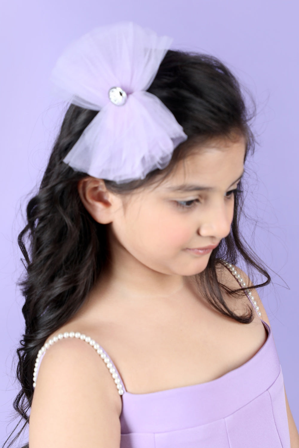 A Line Dress Embllished With Bow All Over The Flair