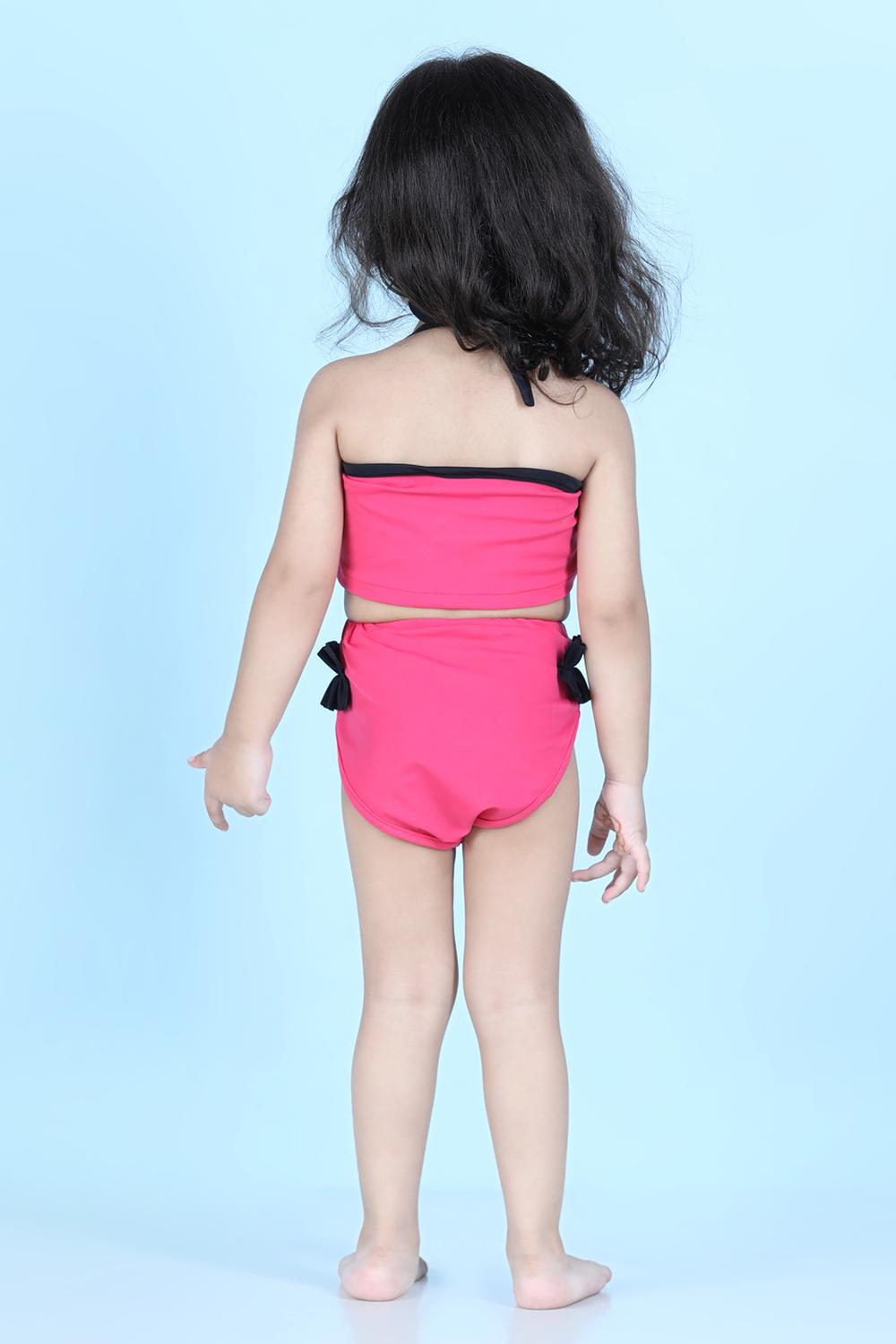 Two Piece Costume With Knot Detailing
