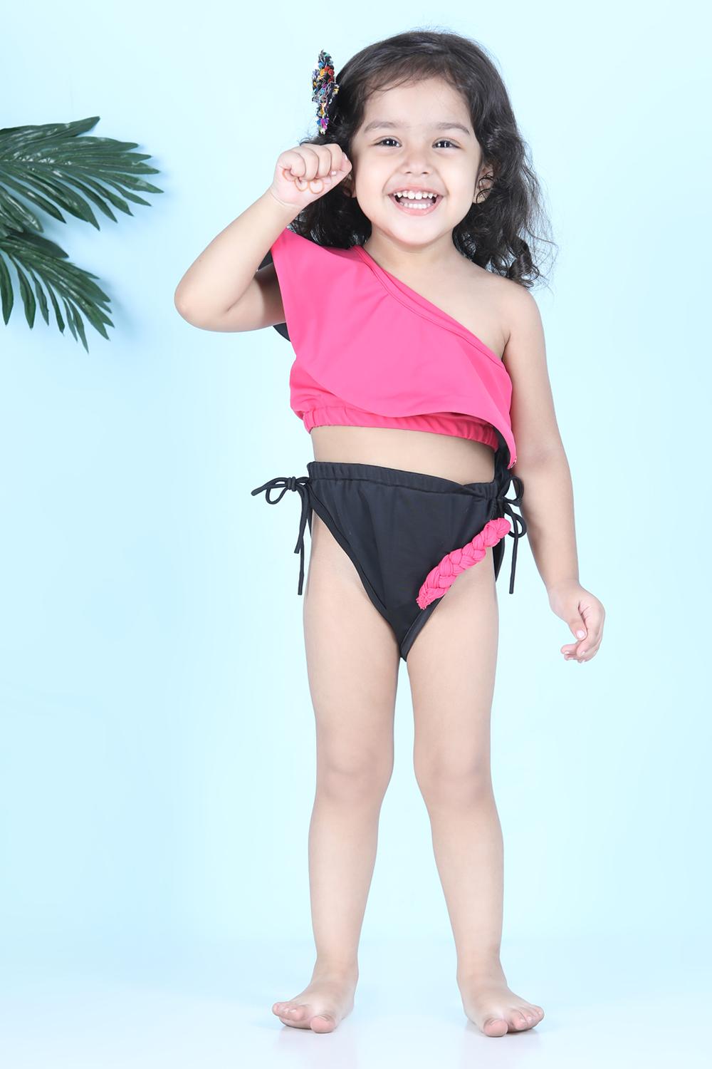Two Piece Costume With Off Shoulder Top