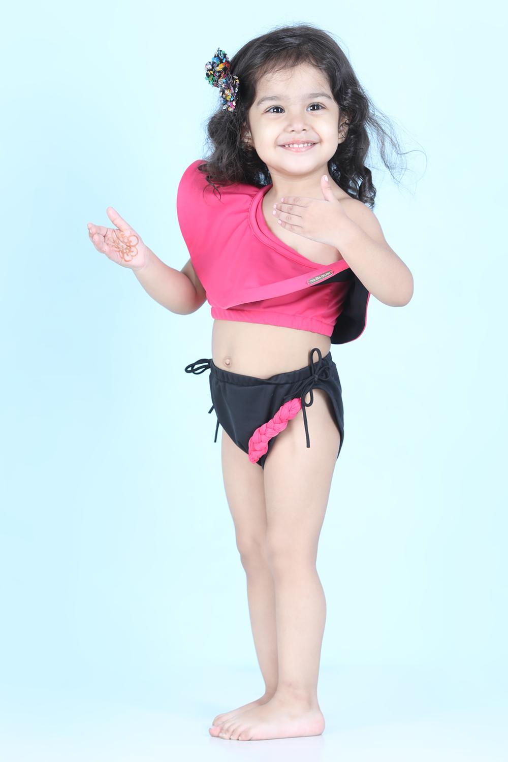 Two Piece Costume With Off Shoulder Top