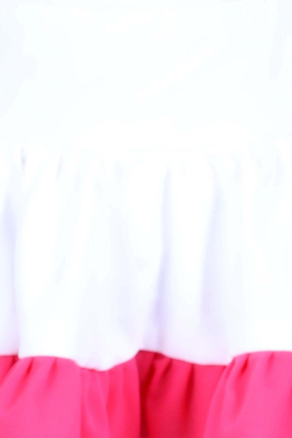 Two Piece Costume With Back Knot Ans Skirt
