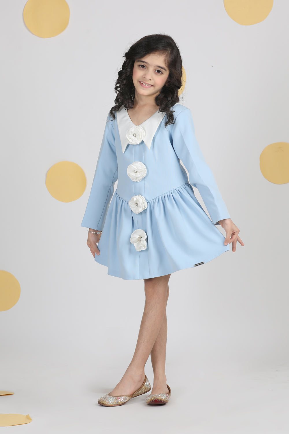 Dress With 3D Flowers