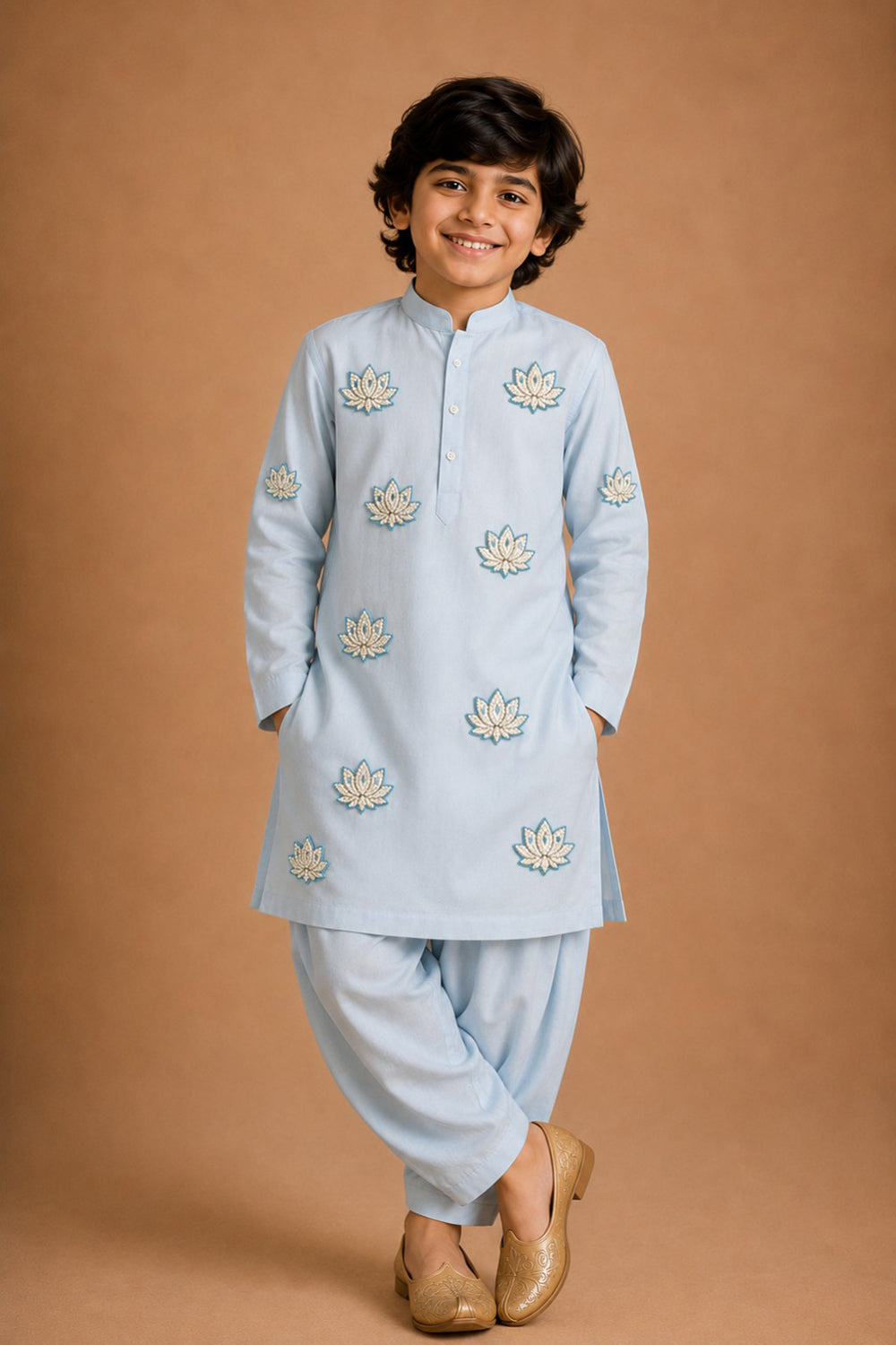 Ice Blue Kurta Pajama