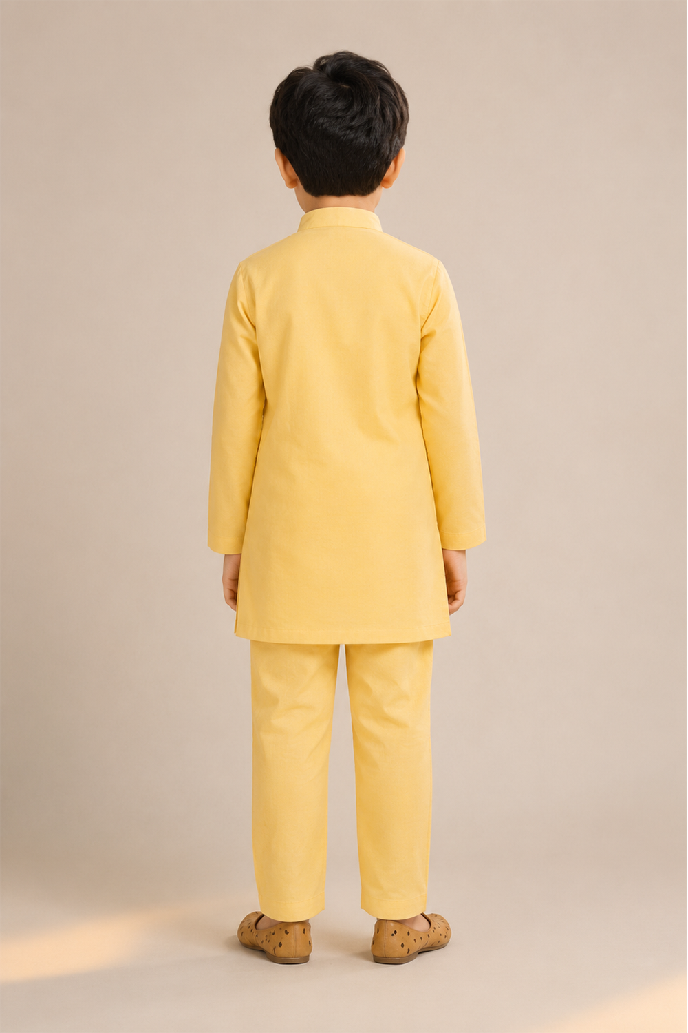 Subshune Yellow Kurta Paired With Pants