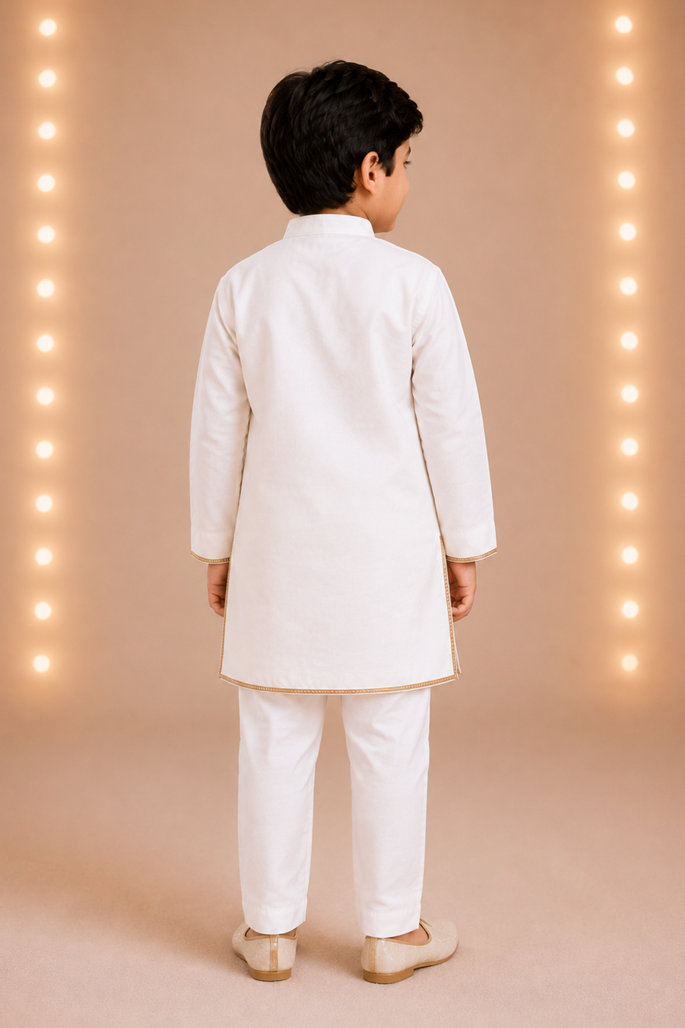 Multi- Colored Embroidered Kurta Set