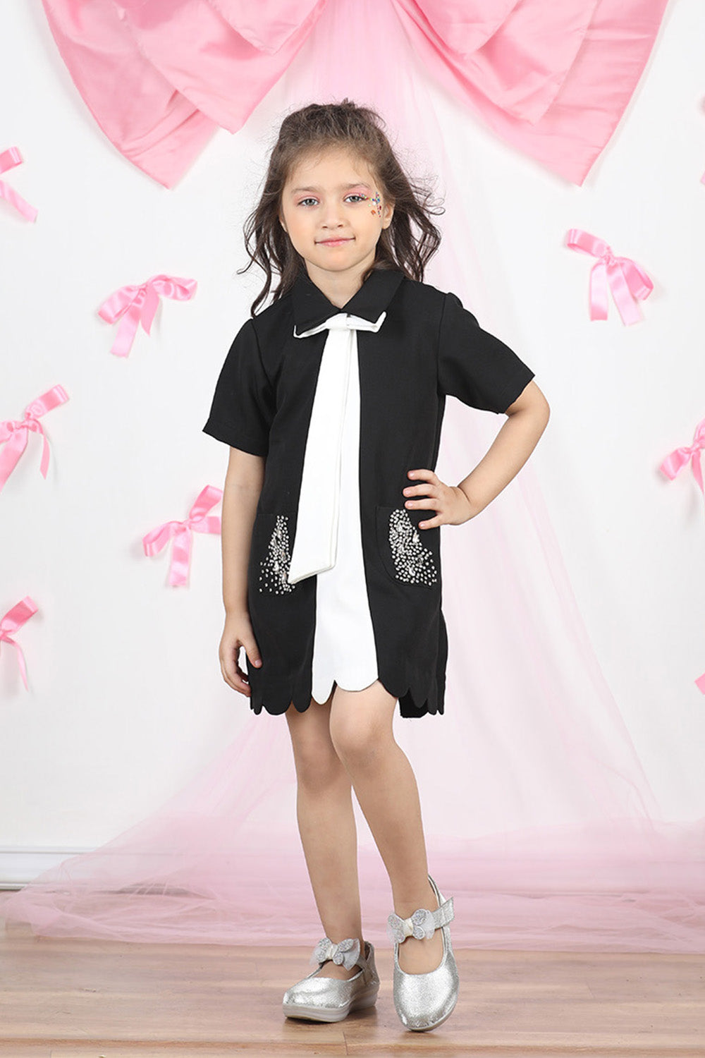 Black Dress with Bow