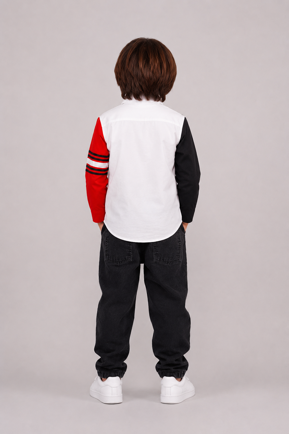 Boys Shirt With Spiderman Graphic Detailing